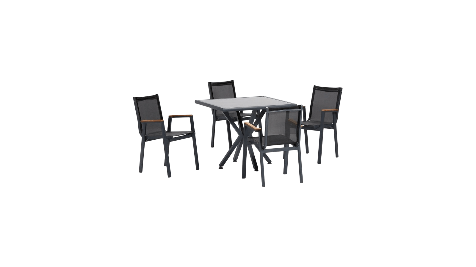 Baštenski set HANAH HOME Samara 2 grey black - Cene i Akcije