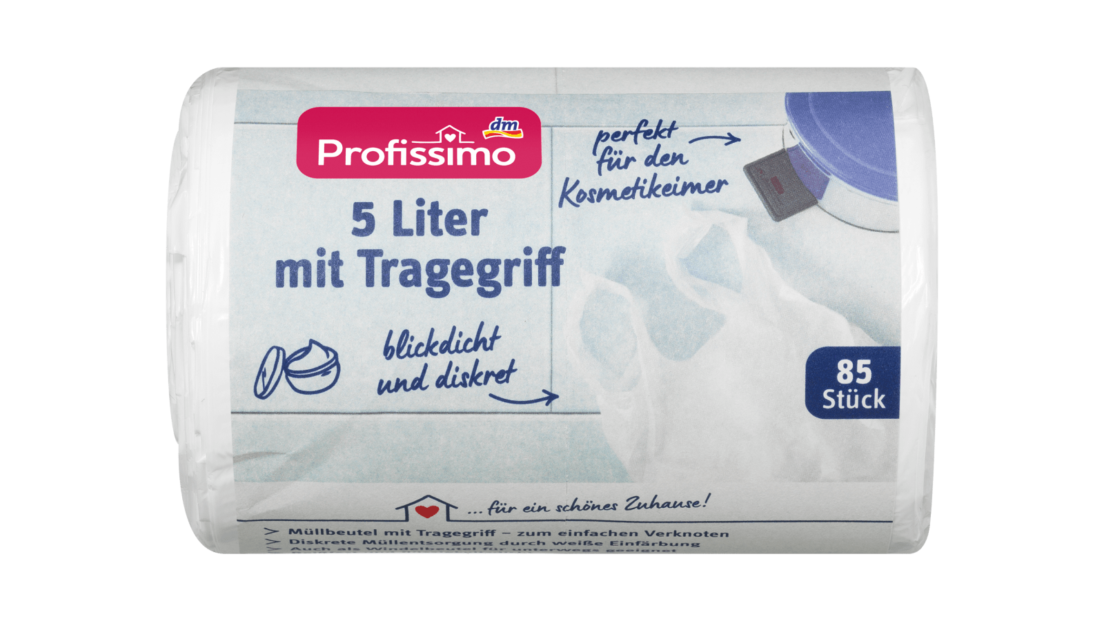 PROFISSIMO kese za kozmetički otpad sa ručkama 5l 85kom - Cene i Akcije