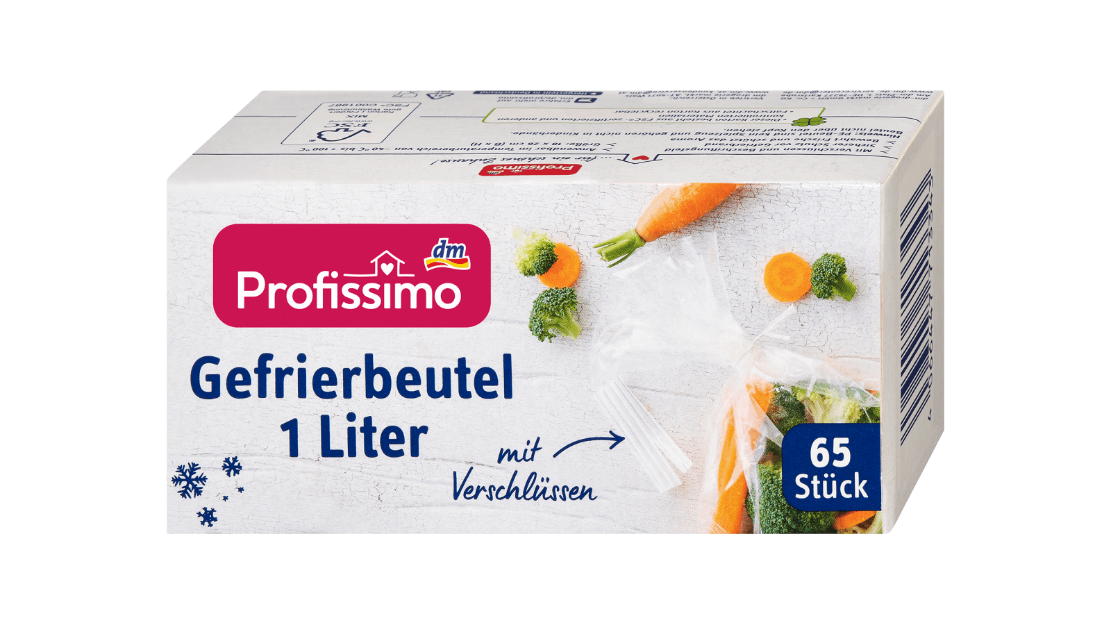 PROFISSIMO kese za zamrzivač 1l 65kom - Cene i Akcije