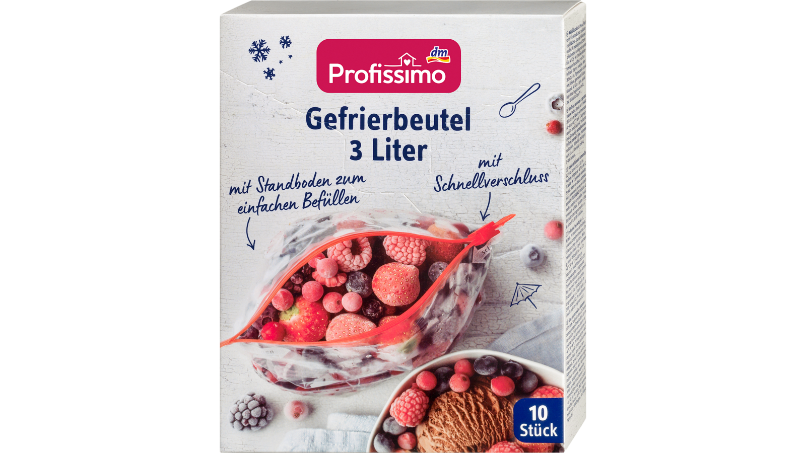 PROFISSIMO Quick'n fresh kese sa zatvaračem 3l 10kom - Cene i Akcije