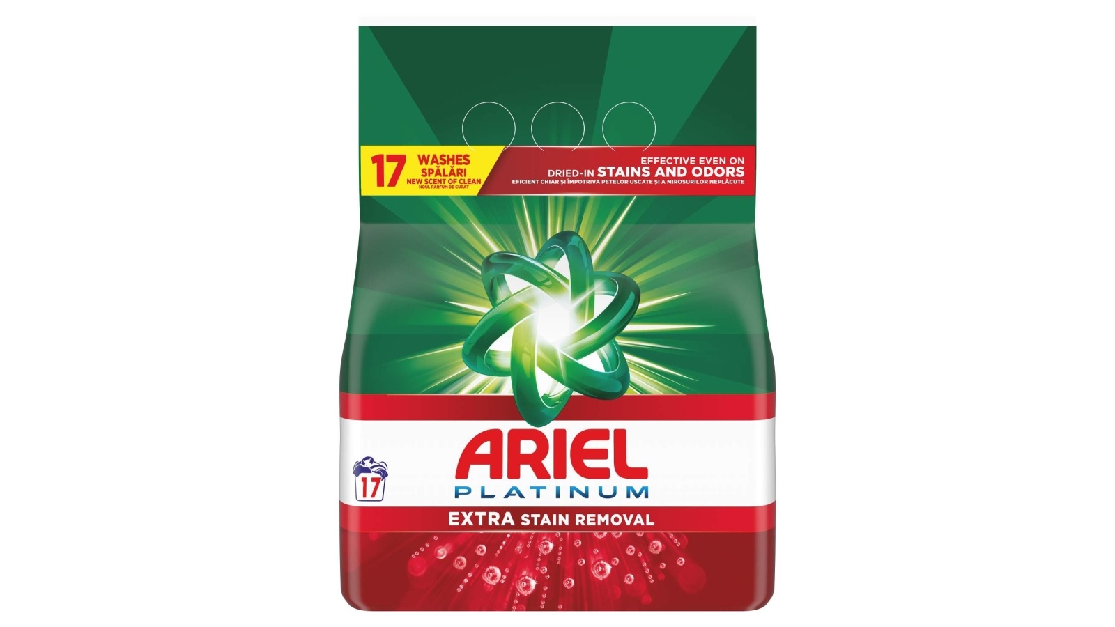 ARIEL Extra stain removal deterdžent za veš 17 pranja (1,105kg) - Cenoteka