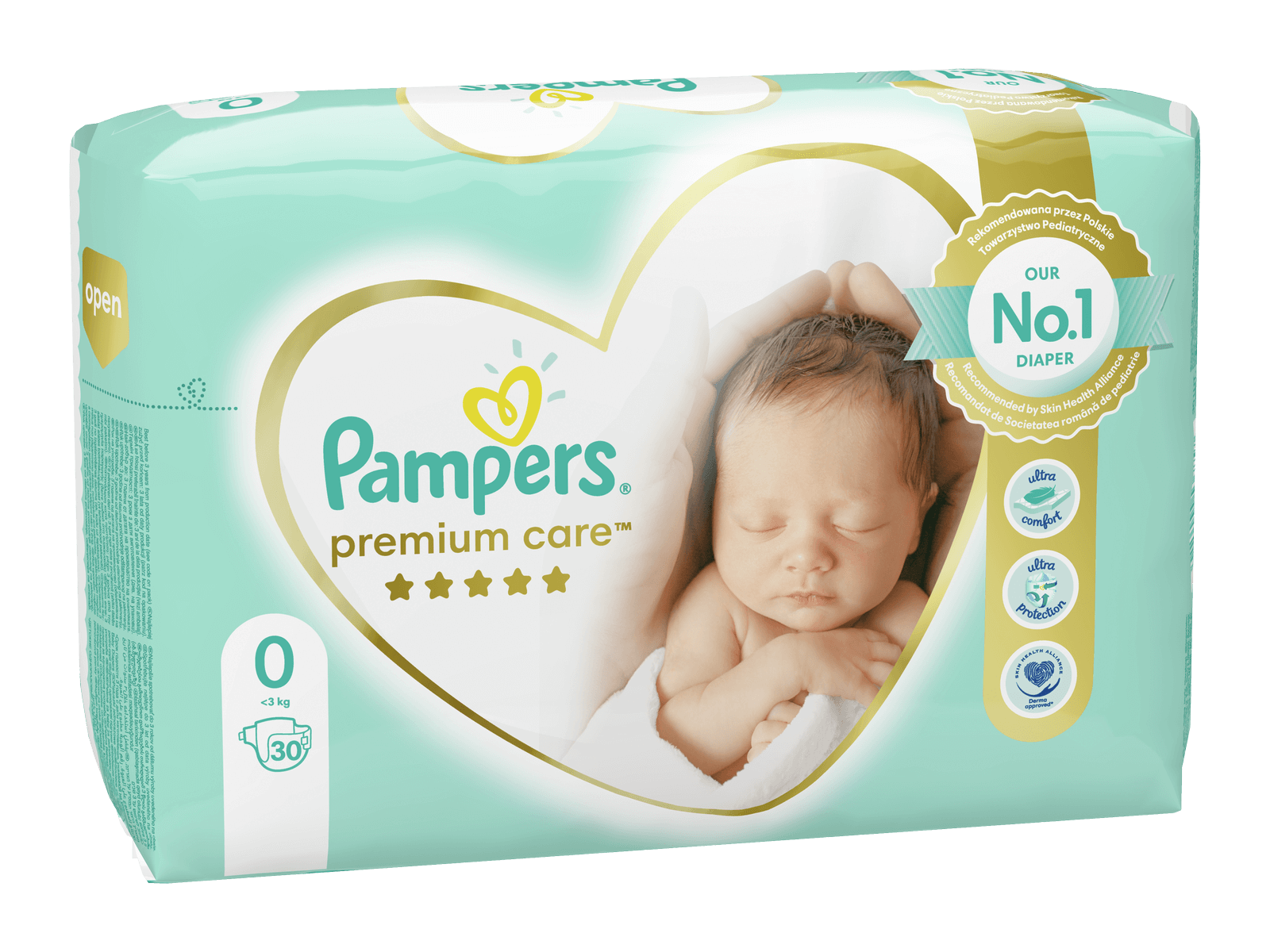 PAMPERS pelene Premium care 0 30kom Cenoteka