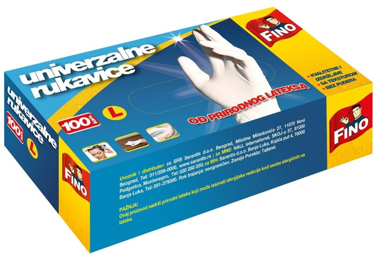 FINO univerzalne rukavice L 100kom - Cene i Akcije