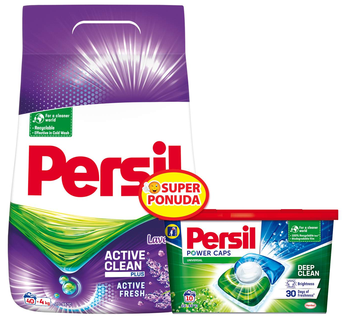 PERSIL lavanda 4kg + PERSIL kapsule universal 10kom - Cenoteka