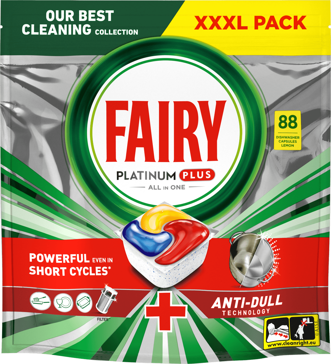 Tablete FAIRY Platinum plus 88kom - Cenoteka