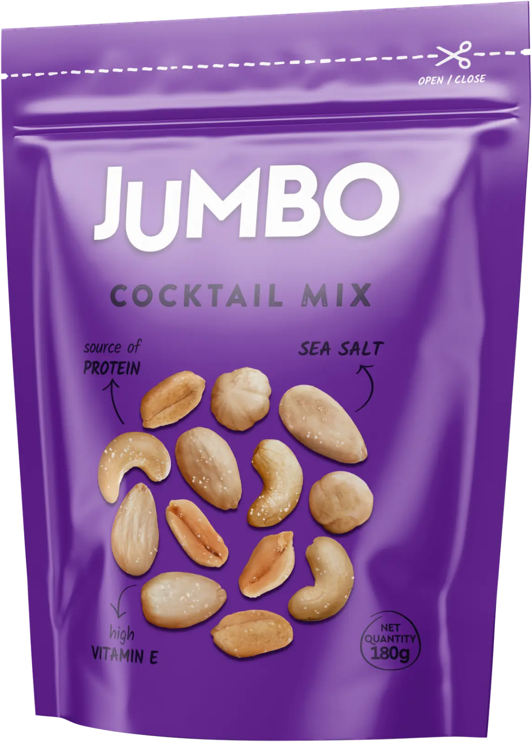 Grickalice JUMBO cocktail mix 180g Cenoteka
