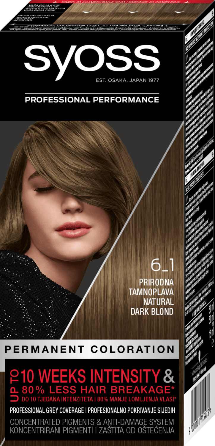 SYOSS Professional Performance farba za kosu 6.1 dark blond - Cenoteka