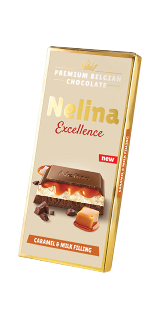 Mlečna čokolada NELINA excellence karamela 85g - Cenoteka