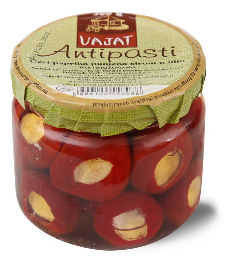 Paprika VAJAT sa sirom 370g - Cenoteka