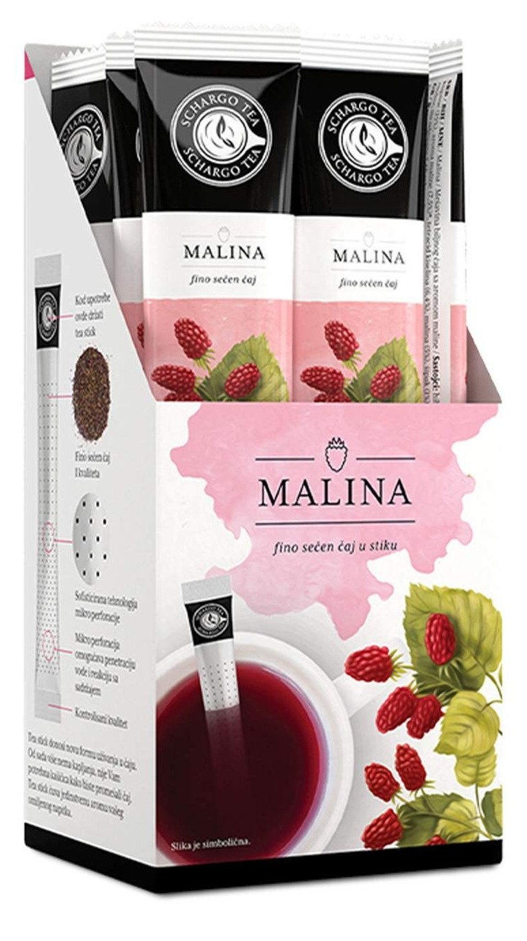 Malina Raspberry Tea SCHARGO TEA stick malina 32g - Cene i Akcije
