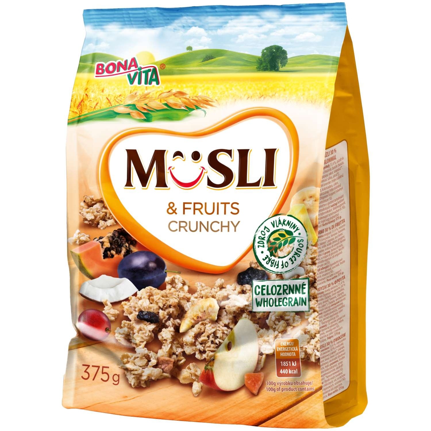 Musli BONAVITA Crunchy Fruits 375g Cene I Akcije Musli BONAVITA Crunchy Fruits 375g Cene I Akcije