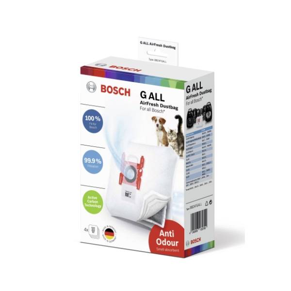 BOSCH kese za usisivač BBZAFGALL - 4 kom