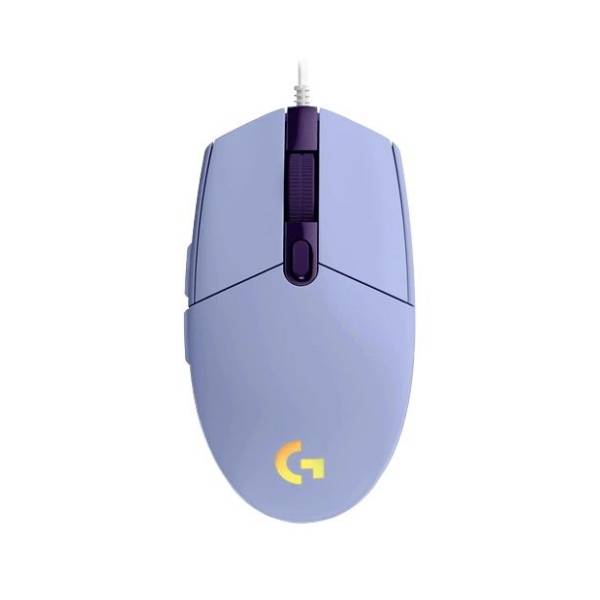 LOGITECH miš G102 Lightsync ljubičasti