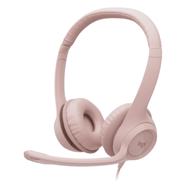 LOGITECH slušalice H390 roze