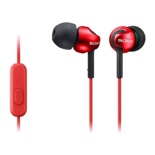 SONY slušalice MDR-EX110APR crvene