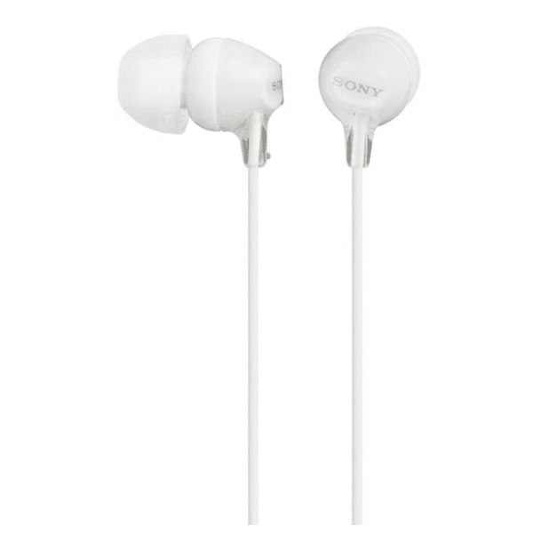 SONY slušalice MDR-EX15LPW bele