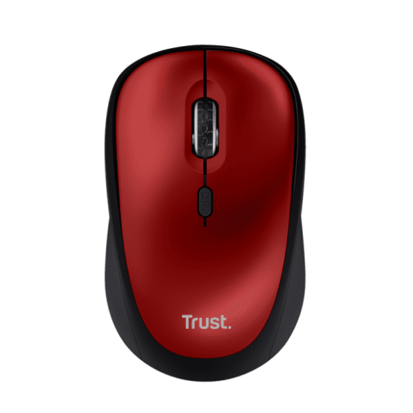 TRUST bežični miš Yvi+ Silent crveni