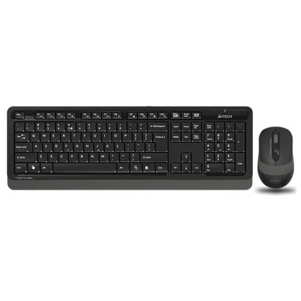 A4 TECH set bežični miš i tastatura Fstyler FG1010 sivi EN(US)