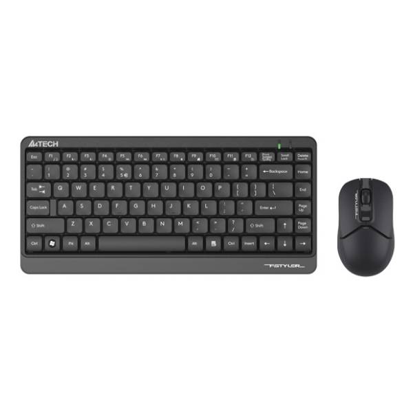 A4 TECH set bežični miš i tastatura Fstyler FG1112 sivi