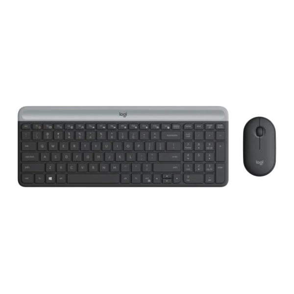 LOGITECH set bežični miš i tastatura MK470 Slim grafitni EN(US)