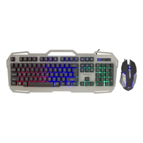 WHITE SHARK set miš i tastatura Apache 2