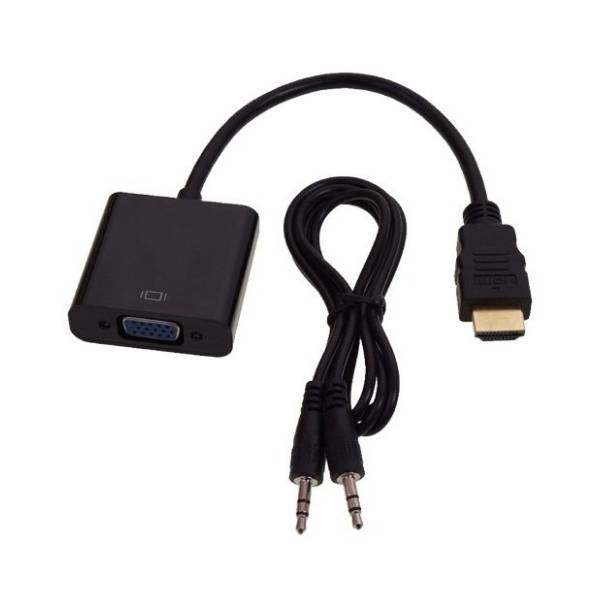 FAST ASIA konverter HDMI (m) na VGA (ž) + 3.5mm (m/m)