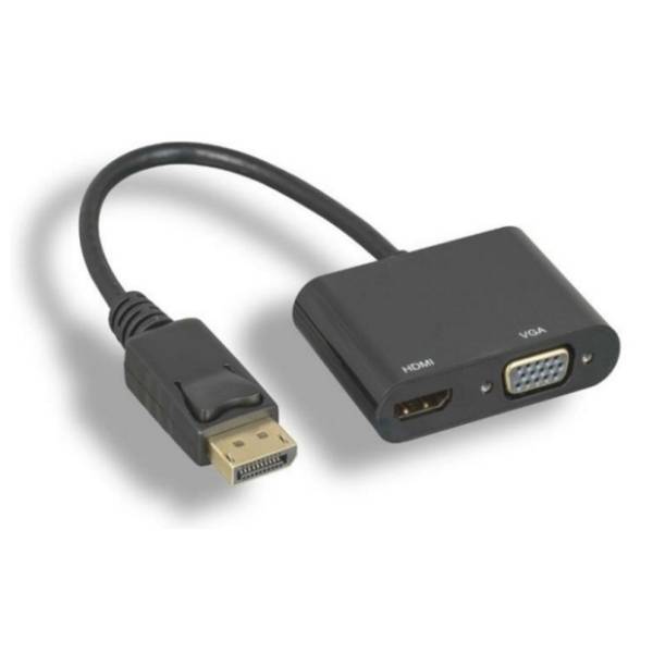 FAST ASIA konverter DisplayPort (m) na HDMI/VGA (ž/ž)