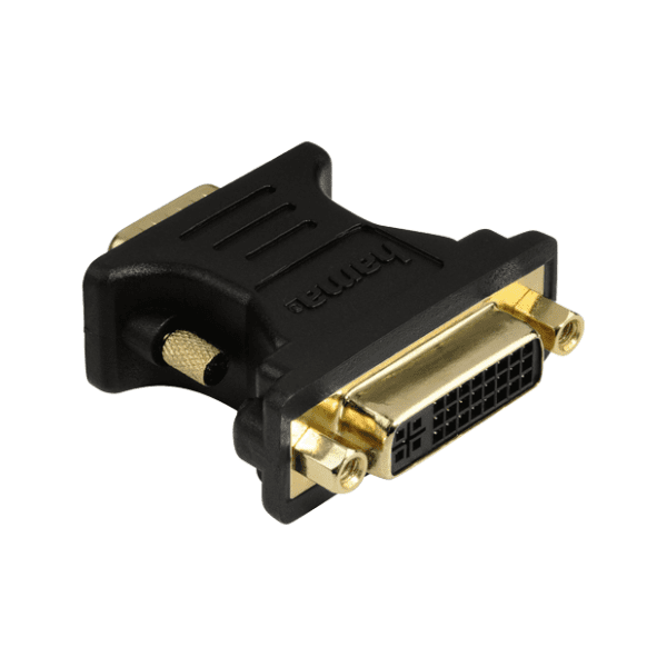 HAMA konverter VGA (m) na DVI (ž) crni