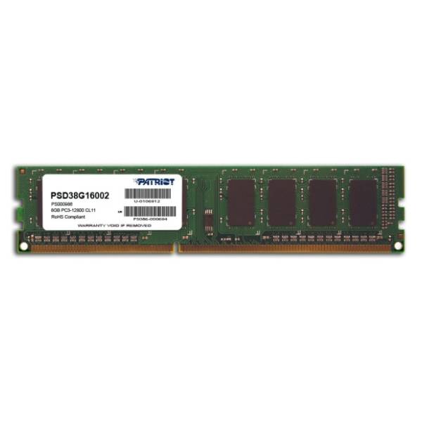 PATRIOT 8GB DDR3 1600MHz PSD38G16002