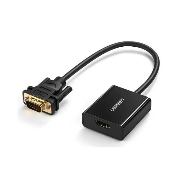 UGREEN konverter VGA (m) na HDMI/3.5mm (ž/ž)