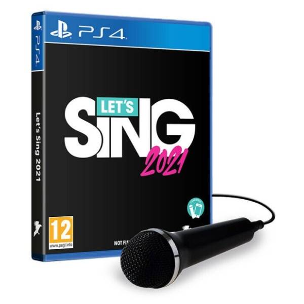 PS4 Lets Sing 2021 + 1 Mikrofon