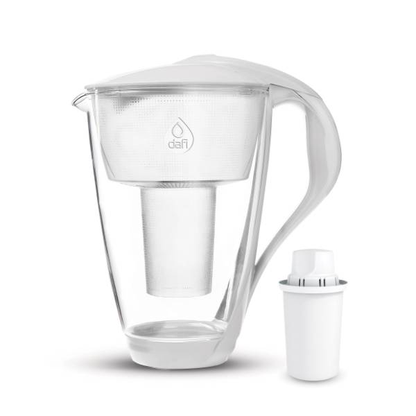 DAFI bokal za filtriranje vode Crystal LED beli