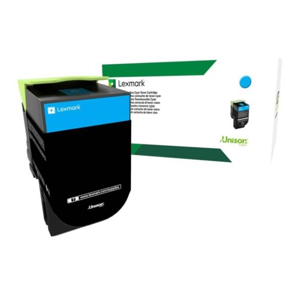 LEXMARK 80C8XCE cyan toner