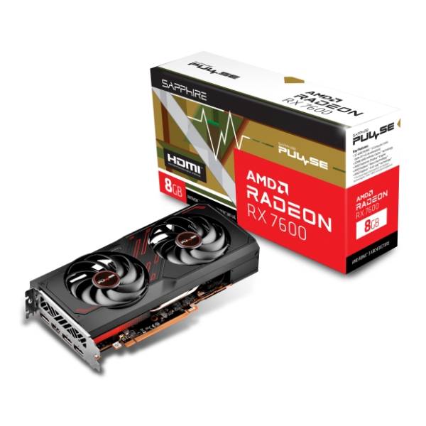 SAPPHIRE AMD Radeon RX 7600 PULSE GAMING OC 8GB GDDR6 128-bit grafička kartica