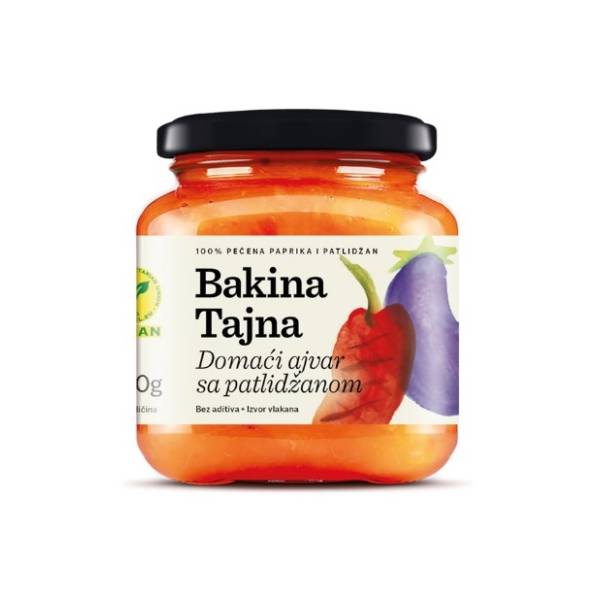 Ajvar BAKINA TAJNA sa patlidžanom 550g