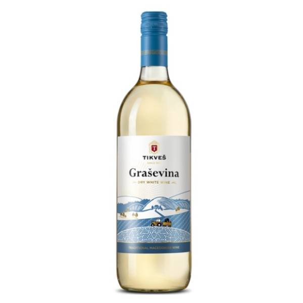 Belo vino TIKVEŠ Graševina 1l
