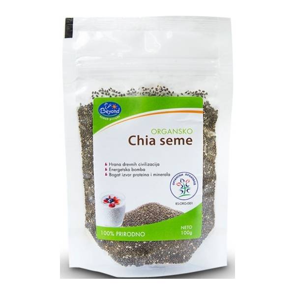 BEYOND organsko chia seme 100g