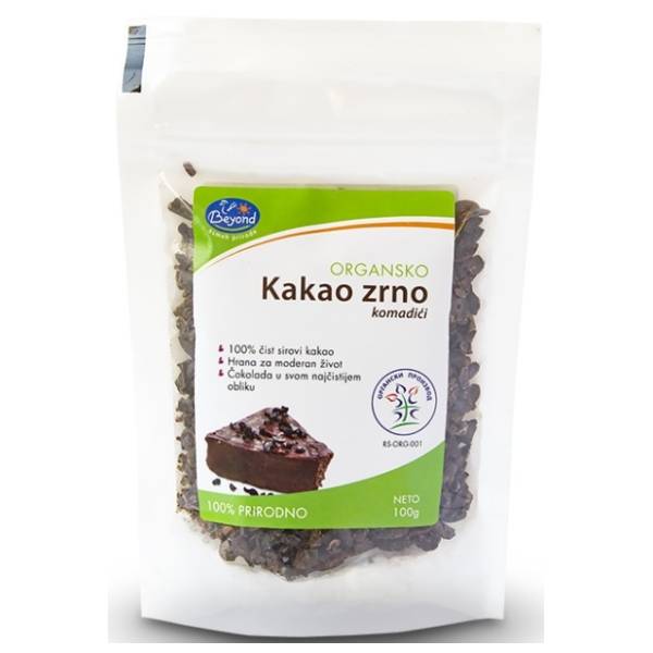 BEYOND organsko kakao zrno komadići 100g