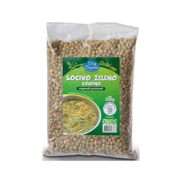 BEYOND sočivo zeleno krupno 500g