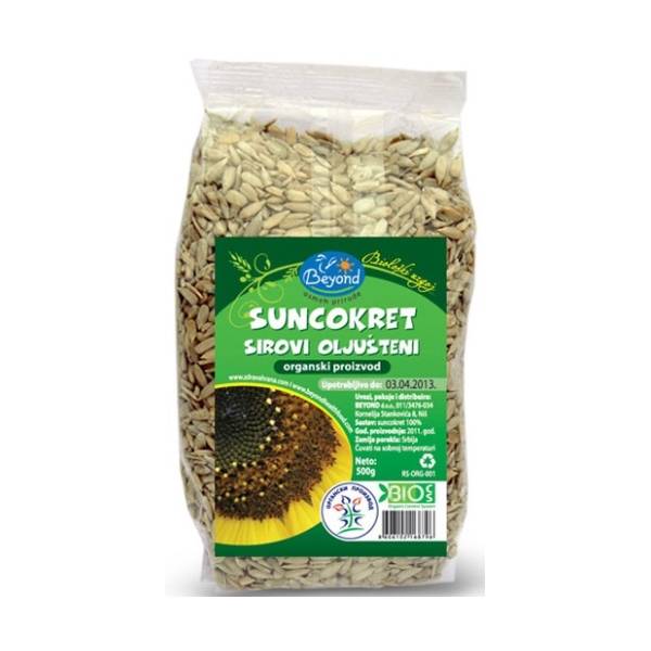 Suncokret BEYOND sirovi oljušteni 500g