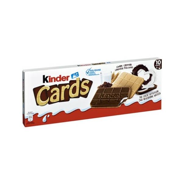 Biskvit KINDER cards 128g