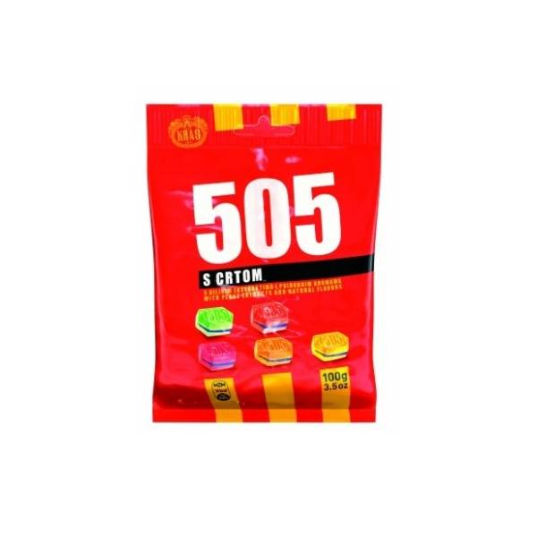 Bombone KRAŠ 505 s crtom 100g