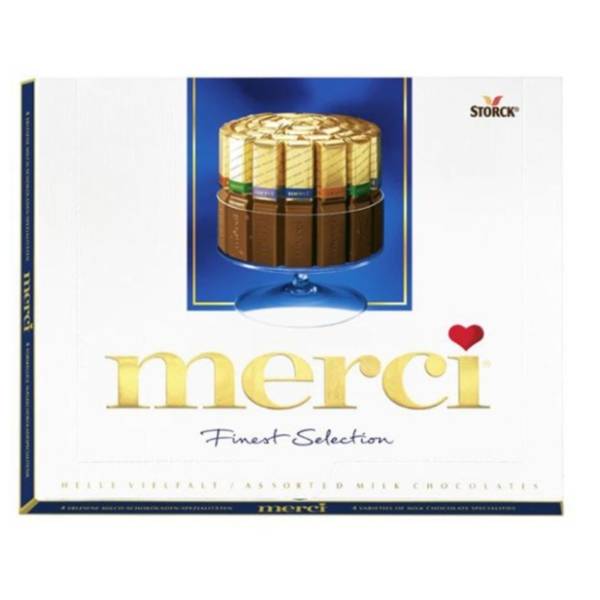 Bombonjere MERCI mlečna 250g