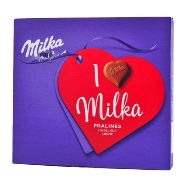 Bombonjere MILKA I Love Milka nut nougat 110g