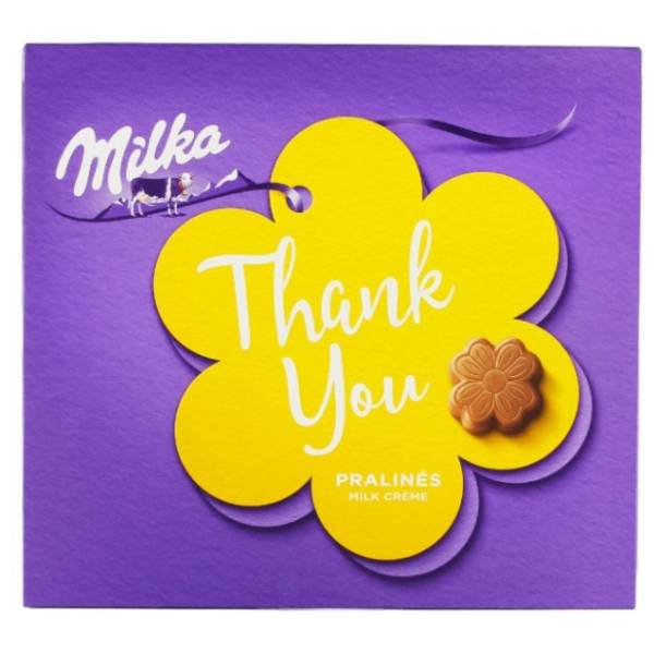 Bombonjere MILKA Thank you 110g