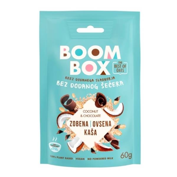 BOOM BOX ovsena kaša kokos čokolada 60g