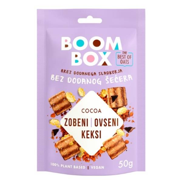 BOOM BOX ovseni keks kakao 50g