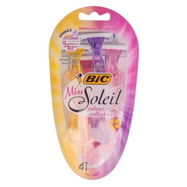 Brijač BIC Soleil color collection 4kom