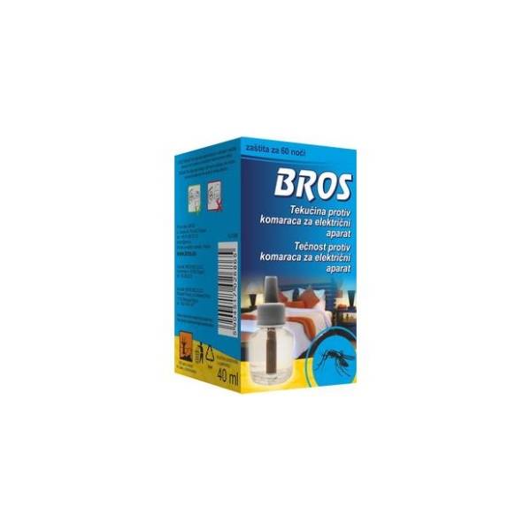 BROS tečnost za električni aparat protiv komaraca 1kom