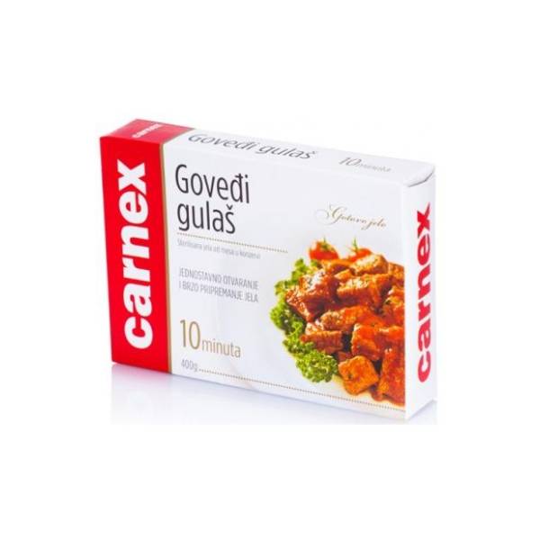 CARNEX Goveđi gulaš 400g